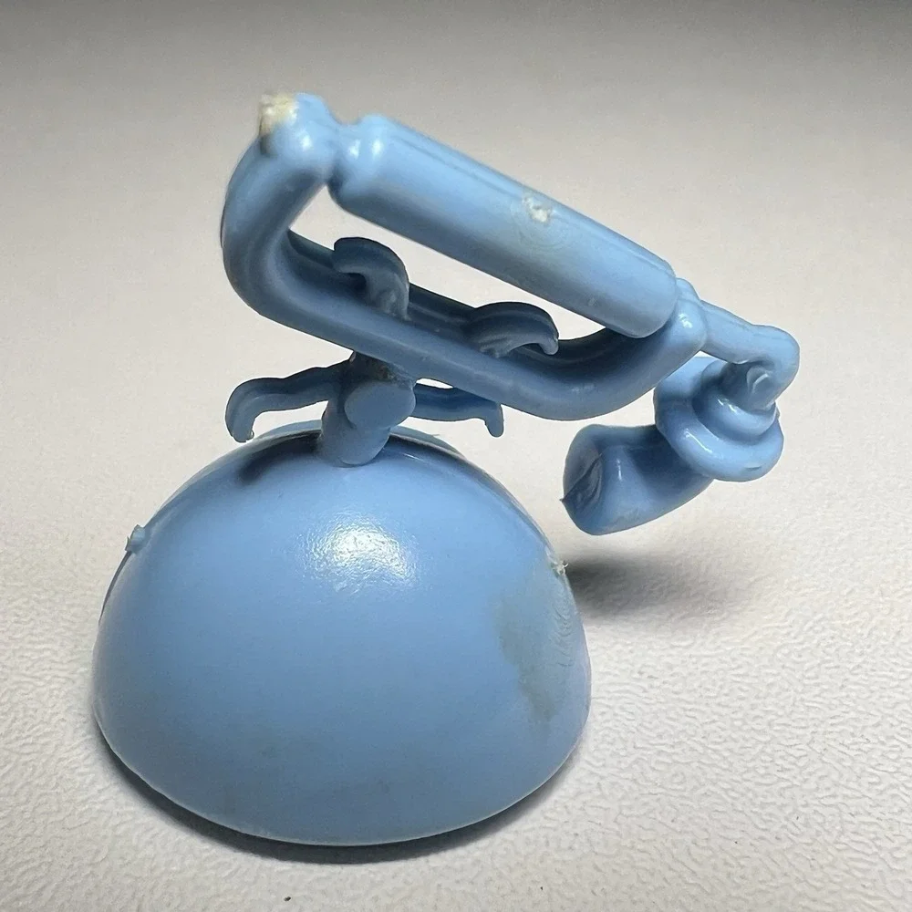 Mattel‎ Barbie Fashion Doll Rotary Princess Phone Blue Missing Ear Piece